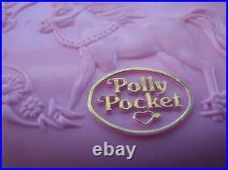 Vintage Bluebird Polly Pocket 1995 Shetland Pony Compact Complete H1