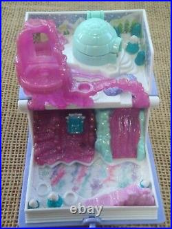 Vintage Bluebird Polly Pocket 1995 Sparkle Snowland Storybook Compact Cmpt H1