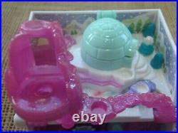 Vintage Bluebird Polly Pocket 1995 Sparkle Snowland Storybook Compact Cmpt H1