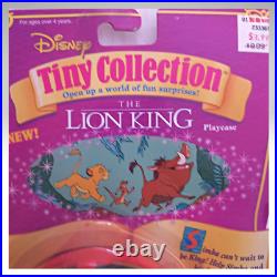 Vintage Bluebird Polly Pocket 1996 Disney's Lion King Playcase Set Sealed Rare