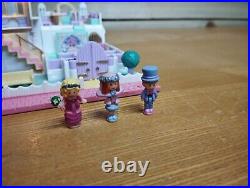 Vintage Bluebird Polly Pocket 90s Wedding Chapel RARE White Variant + 3 Figures