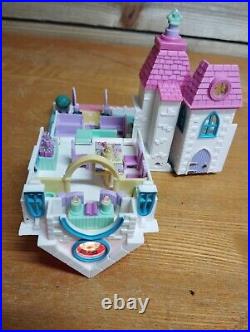 Vintage Bluebird Polly Pocket 90s Wedding Chapel RARE White Variant + 3 Figures