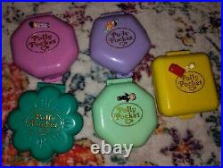Vintage Bluebird Polly Pocket Compact Bundle School Restaurant Suki
