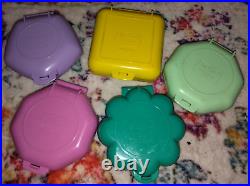 Vintage Bluebird Polly Pocket Compact Bundle School Restaurant Suki