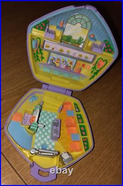 Vintage Bluebird Polly Pocket Compact Bundle School Restaurant Suki