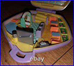 Vintage Bluebird Polly Pocket Compact Bundle School Restaurant Suki