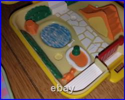 Vintage Bluebird Polly Pocket Compact Bundle School Restaurant Suki