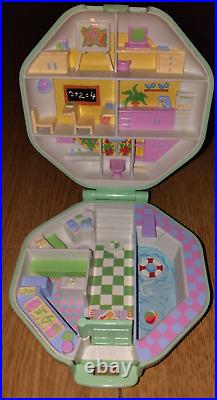 Vintage Bluebird Polly Pocket Compact Bundle School Restaurant Suki