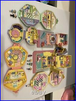Vintage Bluebird Polly Pocket Compact House Doll Lot