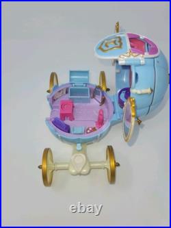 Vintage Bluebird Polly Pocket Disney Cinderella Castle & Carriage Playsets