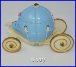 Vintage Bluebird Polly Pocket Disney Cinderella Castle & Carriage Playsets