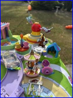 Vintage Bluebird Polly Pocket Disney Magic Kingdom Castle LotsFigs Mat +++