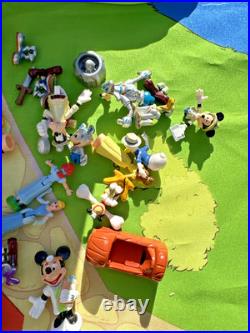 Vintage Bluebird Polly Pocket Disney Magic Kingdom Castle LotsFigs Mat +++