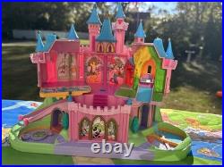 Vintage Bluebird Polly Pocket Disney Magic Kingdom Castle LotsFigs Mat +++