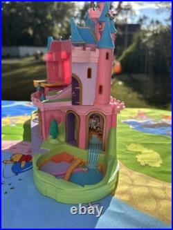 Vintage Bluebird Polly Pocket Disney Magic Kingdom Castle LotsFigs Mat +++