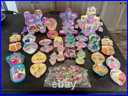 Vintage Bluebird Polly Pocket LOT Buildings / Figurines / Horses / Minis 1990s