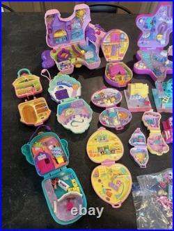 Vintage Bluebird Polly Pocket LOT Buildings / Figurines / Horses / Minis 1990s