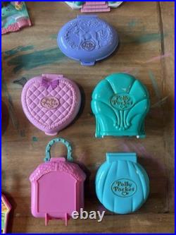 Vintage Bluebird Polly Pocket LOT Buildings / Figurines / Horses / Minis 1990s