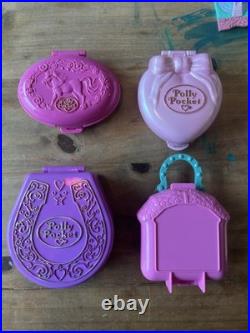 Vintage Bluebird Polly Pocket LOT Buildings / Figurines / Horses / Minis 1990s