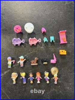 Vintage Bluebird Polly Pocket LOT Buildings / Figurines / Horses / Minis 1990s
