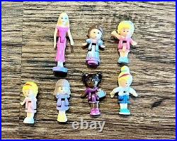 Vintage Bluebird Polly Pocket Lot Of 5 Disney Dwarves Ariel 7 Figures Loose