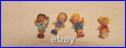 Vintage Bluebird Polly Pocket Lot of 6 2 COMPLETE Sets 1989 1990 1992 Rare
