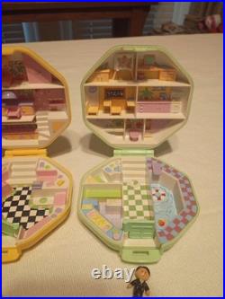 Vintage Bluebird Polly Pocket Lot of 6 2 COMPLETE Sets 1989 1990 1992 Rare