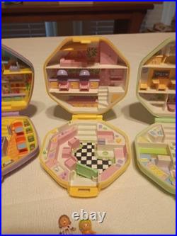 Vintage Bluebird Polly Pocket Lot of 6 2 COMPLETE Sets 1989 1990 1992 Rare