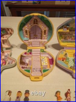 Vintage Bluebird Polly Pocket Lot of 6 2 COMPLETE Sets 1989 1990 1992 Rare