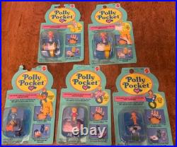 Vintage Bluebird Polly Pocket New MOC Rings Lot of 5