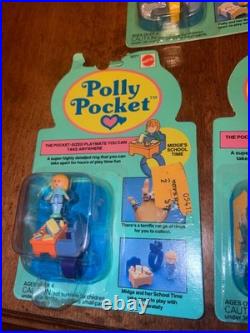 Vintage Bluebird Polly Pocket New MOC Rings Lot of 5