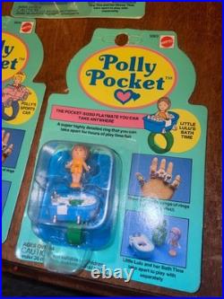 Vintage Bluebird Polly Pocket New MOC Rings Lot of 5