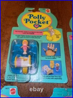 Vintage Bluebird Polly Pocket New MOC Rings Lot of 5