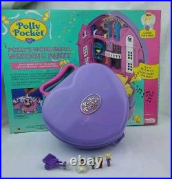 Vintage Bluebird Polly Pocket Polly's Wonderful Wedding Party 1994 100% Boxed