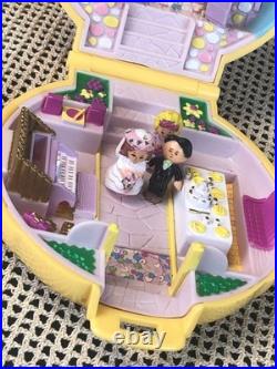 Vintage Bluebird Toys 1989 POLLY POCKET Nancy's Wedding Yellow Case