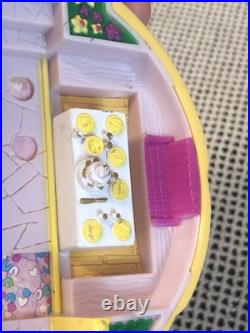 Vintage Bluebird Toys 1989 POLLY POCKET Nancy's Wedding Yellow Case