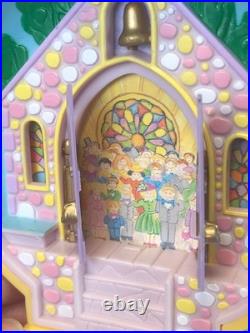 Vintage Bluebird Toys 1989 POLLY POCKET Nancy's Wedding Yellow Case