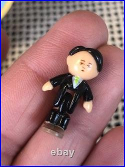 Vintage Bluebird Toys 1989 POLLY POCKET Nancy's Wedding Yellow Case