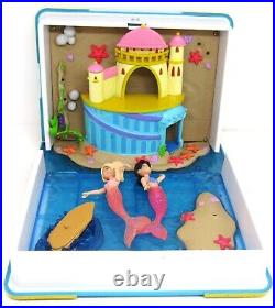 Vintage Bluebird the Little Mermaid Polly Pocket 1996 with 2 Figures