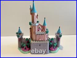Vintage Disney Cinderella Enchanted Castle Bluebird Polly Pocket 1995 w 5 Dolls