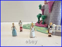 Vintage Disney Cinderella Enchanted Castle Bluebird Polly Pocket 1995 w 5 Dolls