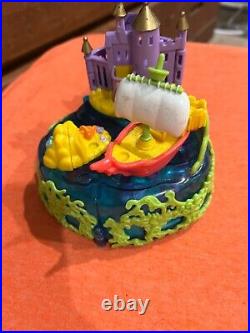 Vintage Disney Little Mermaid Polly Pocket Undersea Kingdom Castle 1996 +One Fig