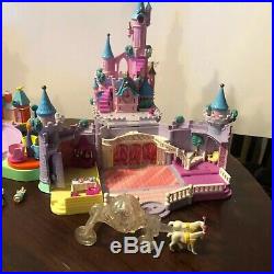 Vintage Disney Magic Kingdom Cinderella CastlePolly Pocket Minnie Surprise Party
