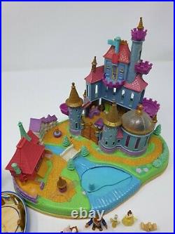 Vintage Disney Polly Pocket Beauty & the Beast Magical Castle and compact