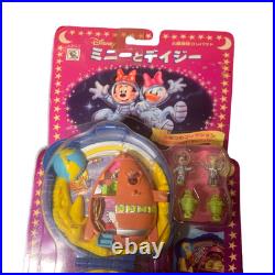 Vintage Disney Polly Pocket NIP Minnie & Daisy Space Playcase Set 1996 Japanese