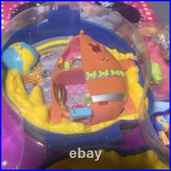 Vintage Disney Polly Pocket NIP Minnie & Daisy Space Playcase Set 1996 Japanese