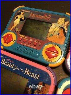 Vintage Disney Tiger Electronics Handheld Games Polly Pocket Pocahontas Beauty