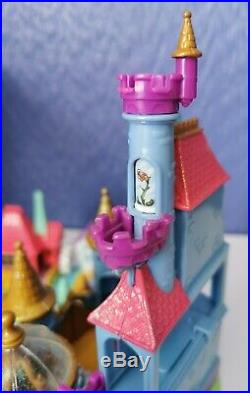 Vintage Disney Tiny Collection Polly Pocket Beauty Beast Castle 100% Complete