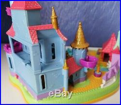 Vintage Disney Tiny Collection Polly Pocket Beauty Beast Castle 100% Complete