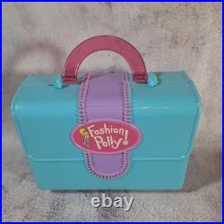 Vintage Fashion Polly Pocket Doll Set With Carrying Case & Accessories